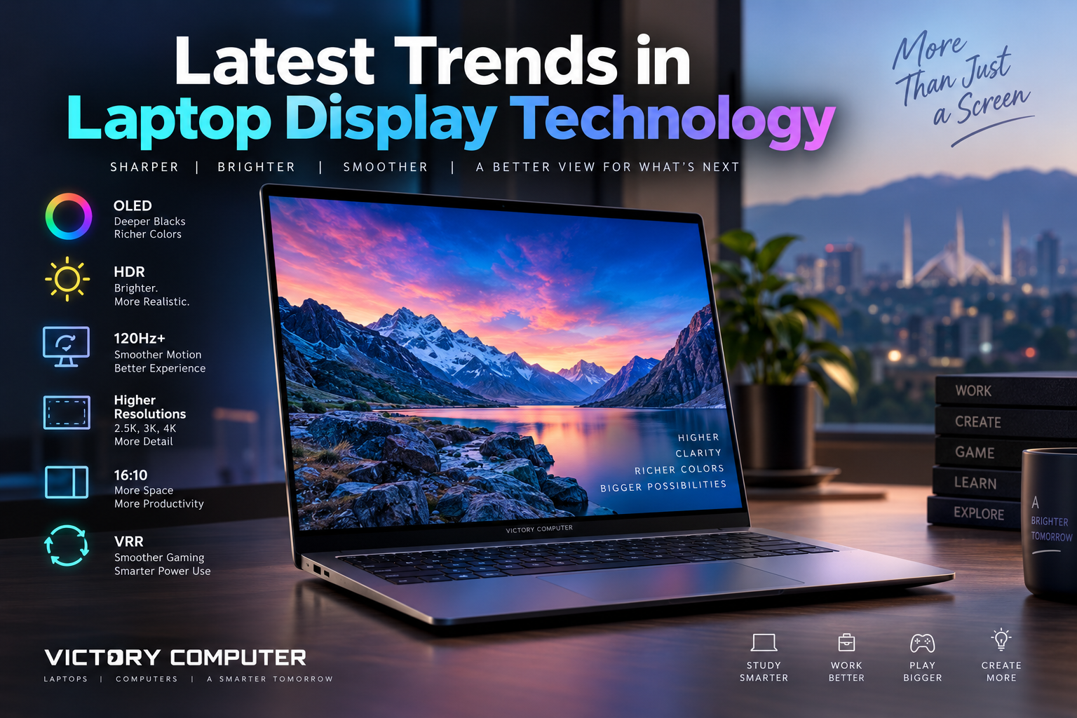 Latest Trends in Laptop Display Technology