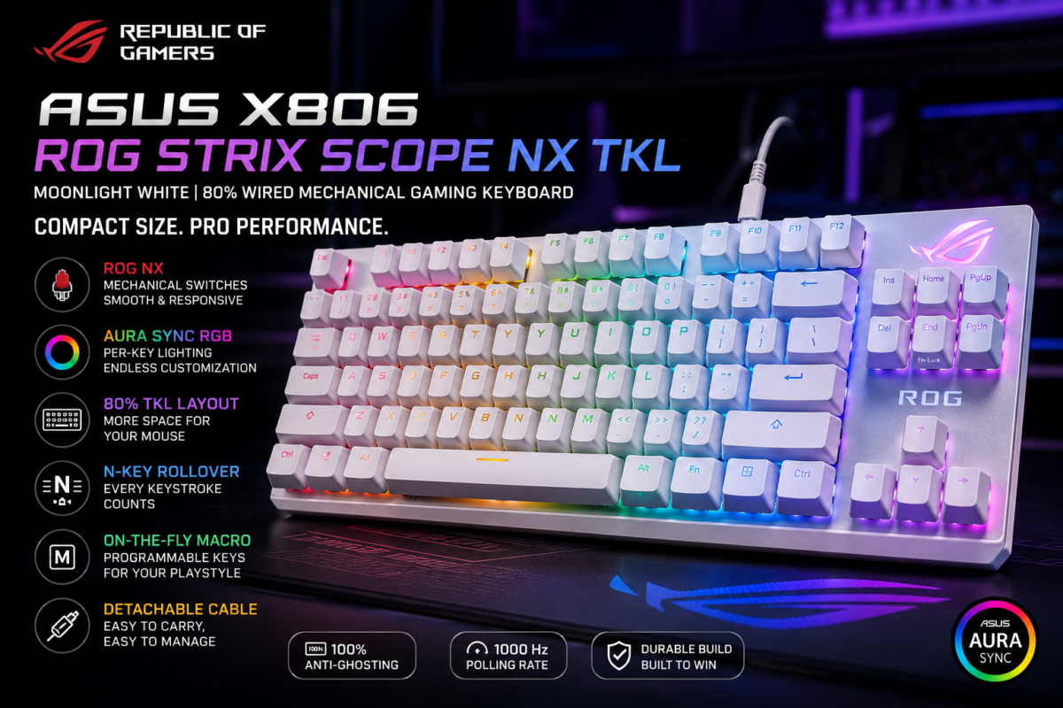 ASUS X806 ROG Strix Scope NX TKL