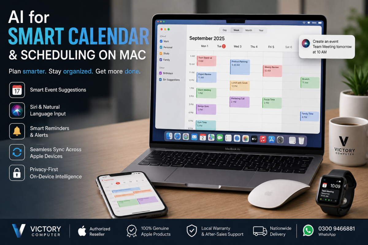 AI for smart calendar and scheduling on Mac