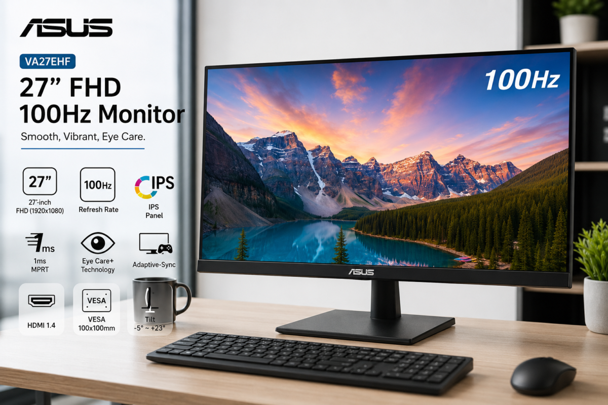 ASUS LED VA27EHF 27 FHD 100HZ