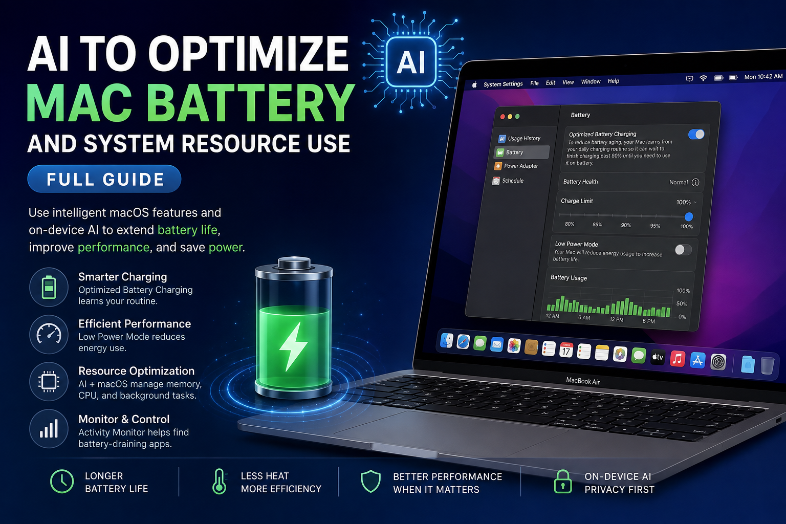 AI to Optimize Mac Battery and System Resource Use