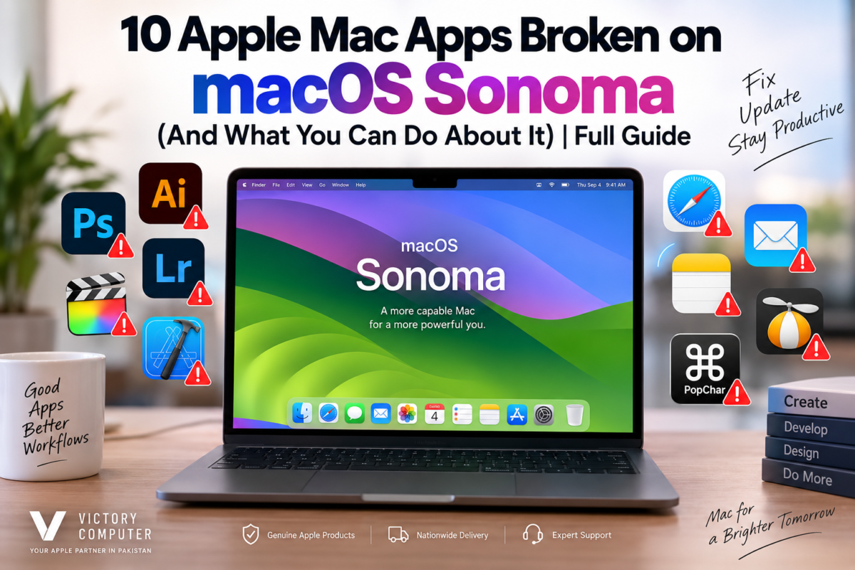 10 Apple Mac Apps Broken on macOS Sonoma compatibility issues and fixes