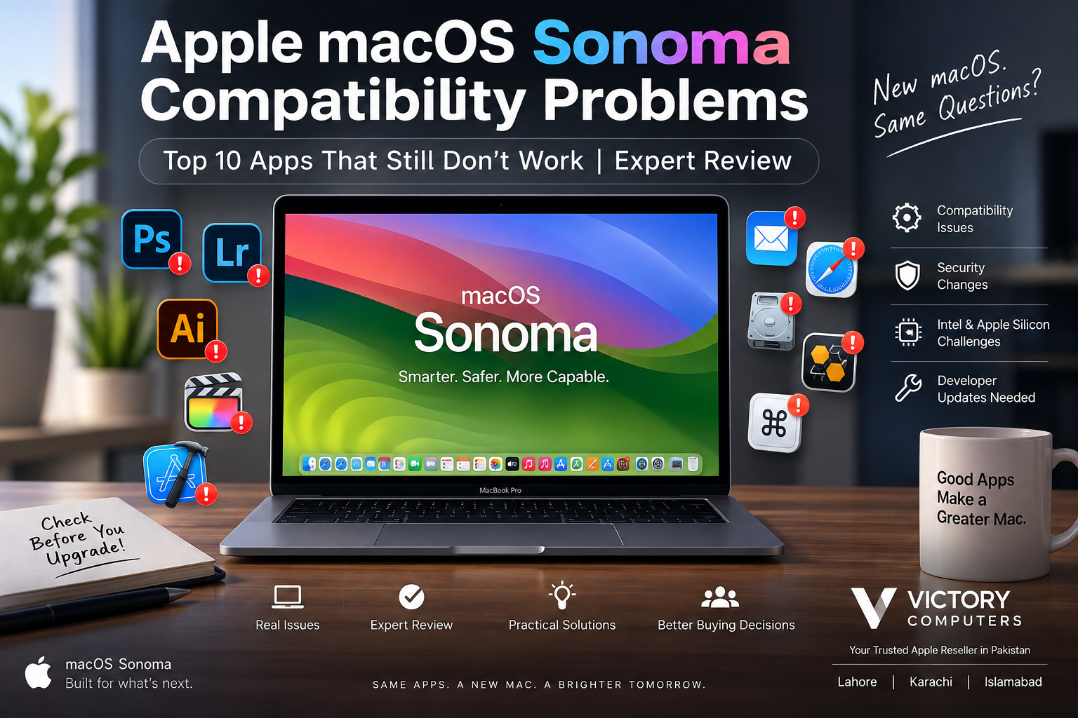 macOS Sonoma compatibility problems with apps and legacy software