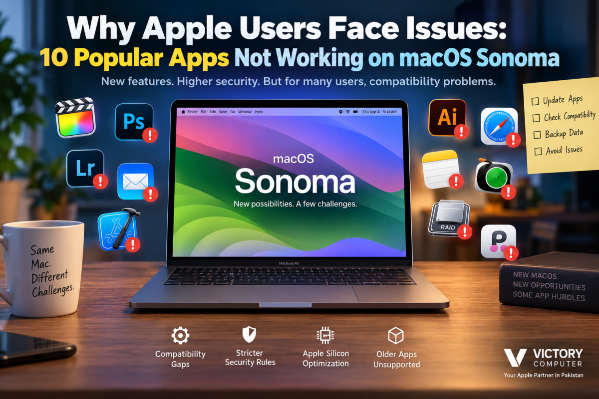 macOS Sonoma app issues affecting 10 popular Mac apps and compatibility