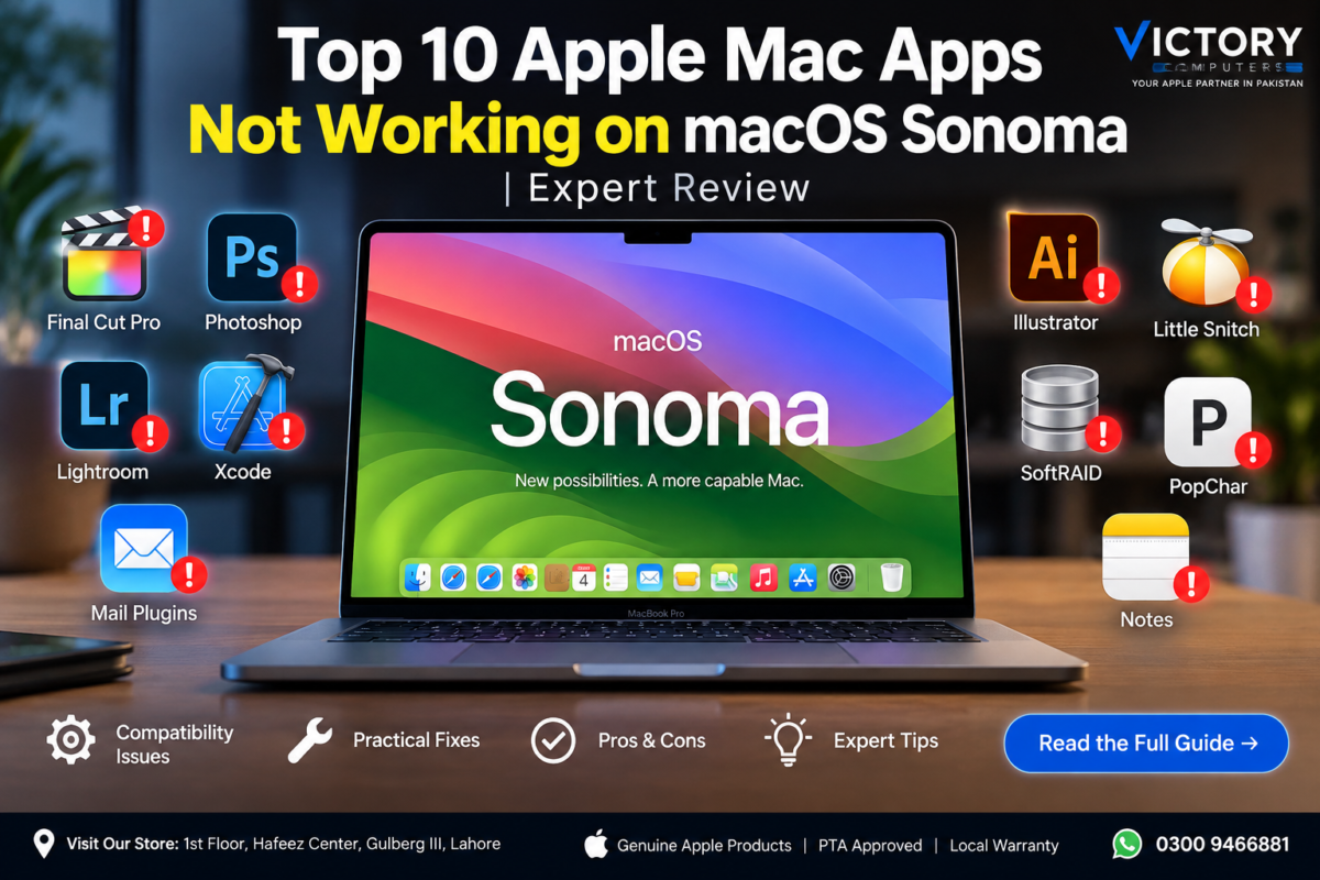 Mac apps not working on macOS Sonoma