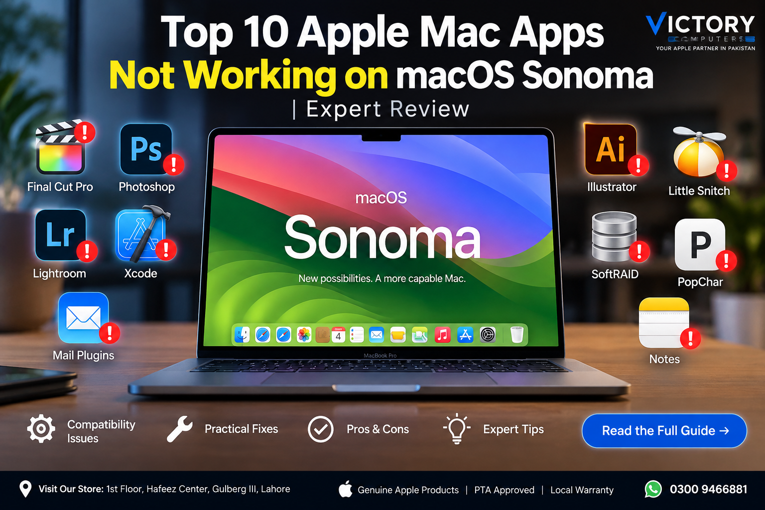Mac apps not working on macOS Sonoma