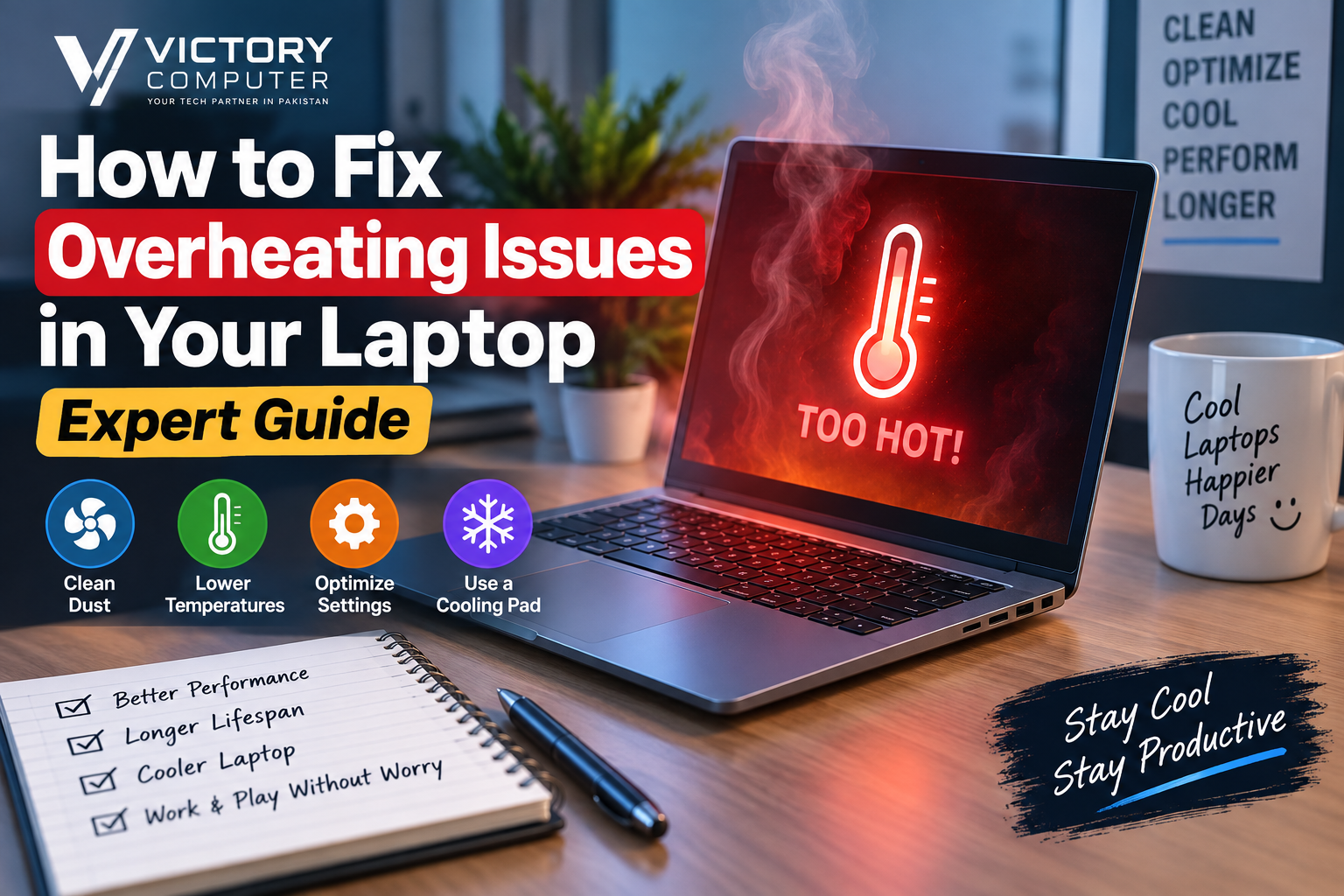 How to fix overheating issues in your laptop expert guide