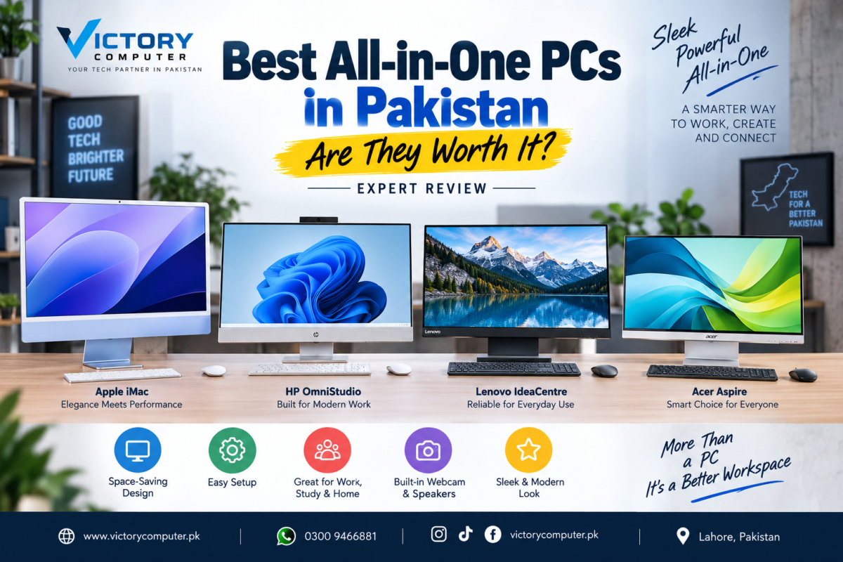 Best All-in-One PCs in Pakistan – Apple iMac, HP OmniStudio, Lenovo IdeaCentre and Acer Aspire