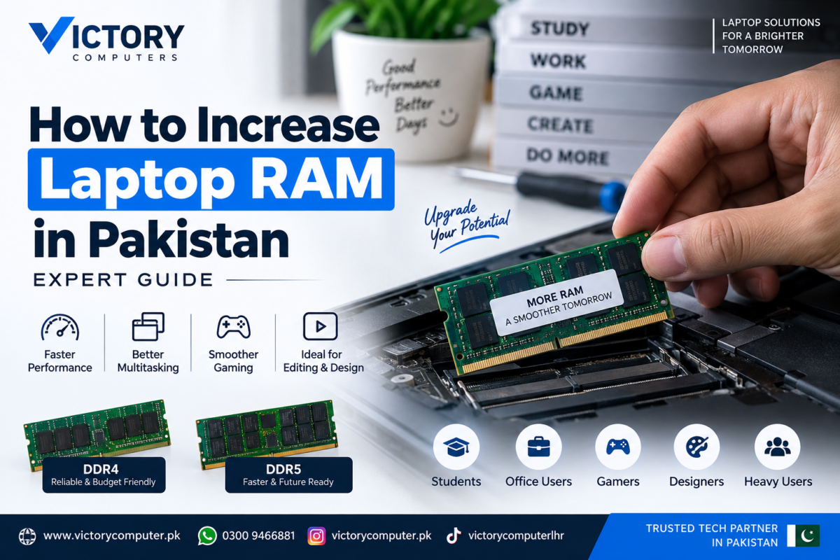 Increase laptop RAM in Pakistan – expert RAM upgrade guide