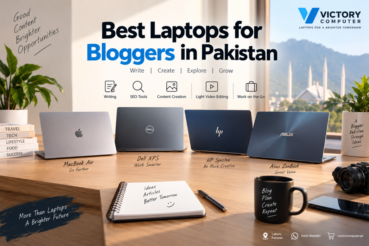 Best Laptops for Bloggers in Pakistan – MacBook Air, Dell XPS, HP and ASUS Zenbook