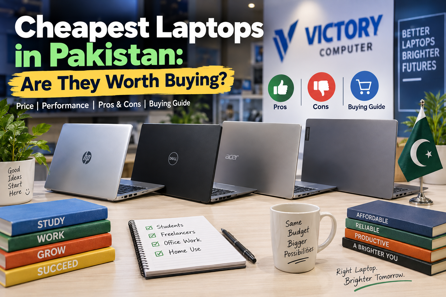 Cheapest Laptops in Pakistan – budget laptop buying guide with pros and cons