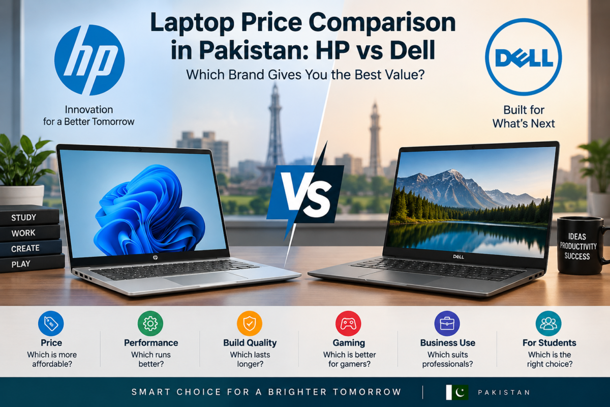 Laptop Price Comparison in Pakistan HP vs Dell