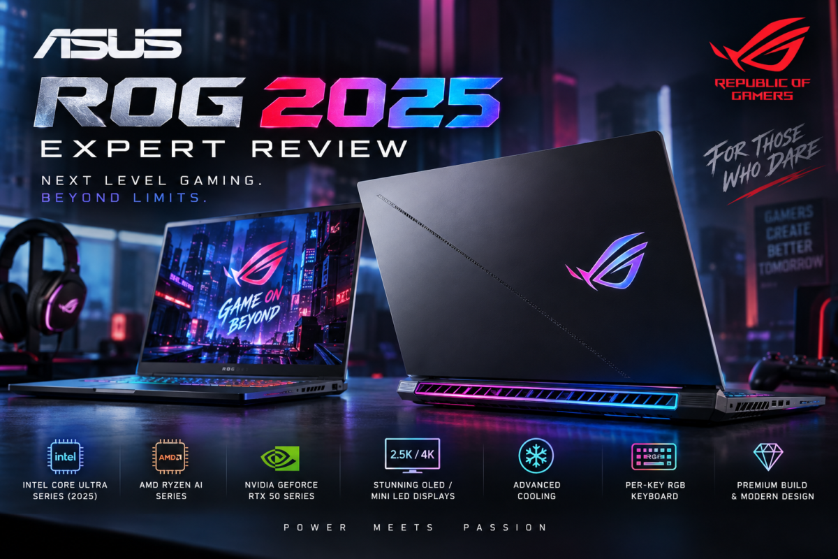 Asus ROG 2025 Expert Review gaming laptops with RTX 50 Series graphics