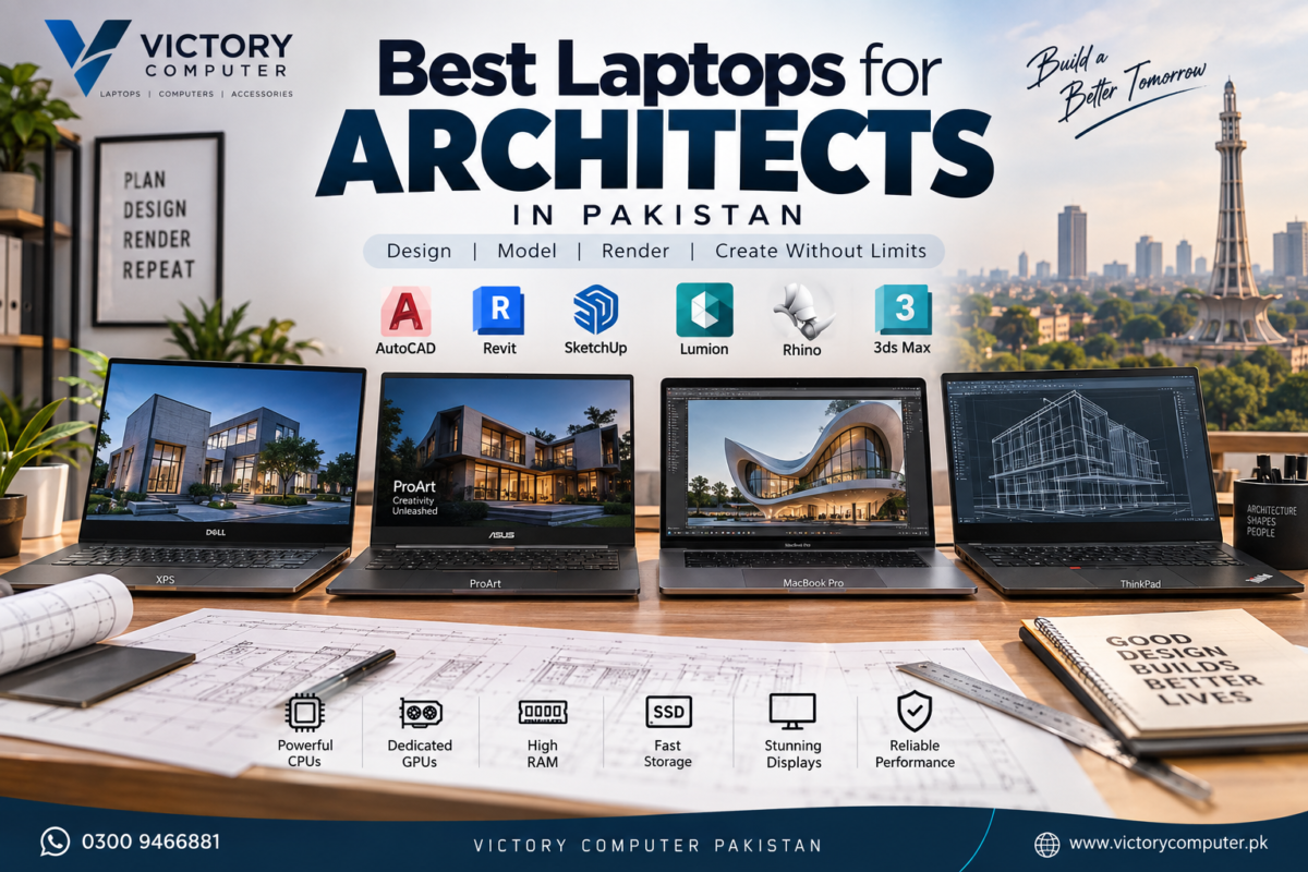 Best Laptops for Architects in Pakistan for AutoCAD, Revit and Lumion