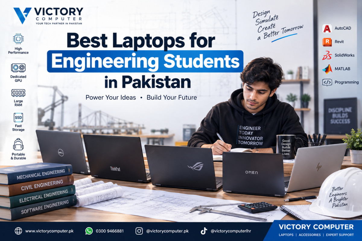 Best laptops for engineering students in Pakistan for AutoCAD, Revit, SolidWorks, MATLAB and programming