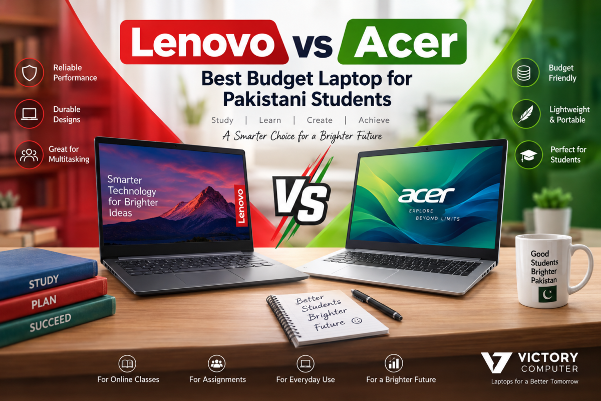 Lenovo vs Acer best budget laptop for Pakistani students comparison