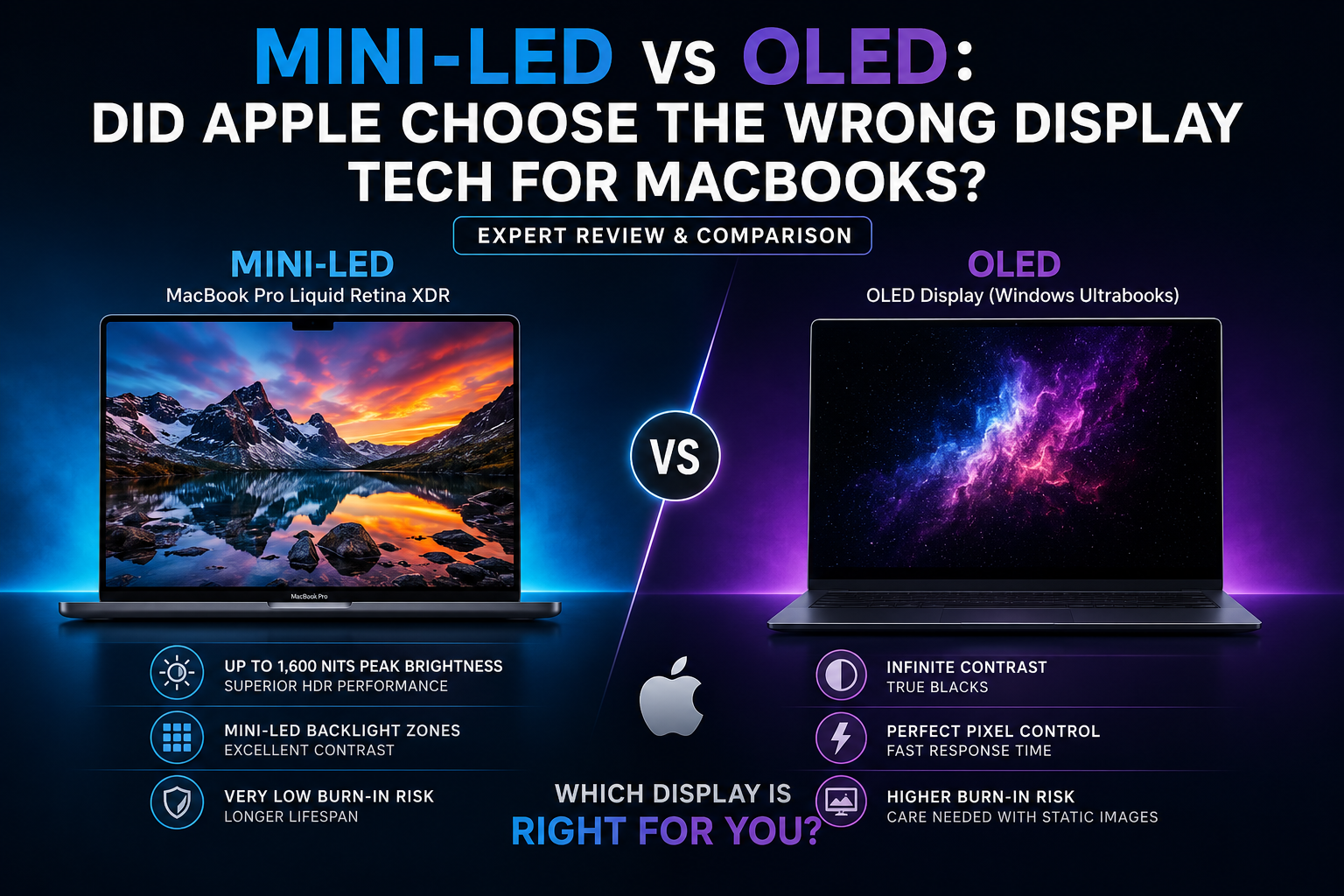 Mini-LED vs OLED