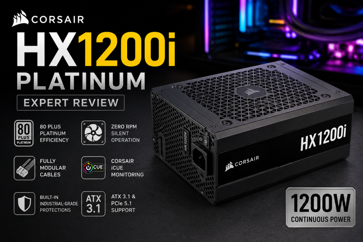 Corsair HX1200i Platinum 1200W Power Supply Expert Review