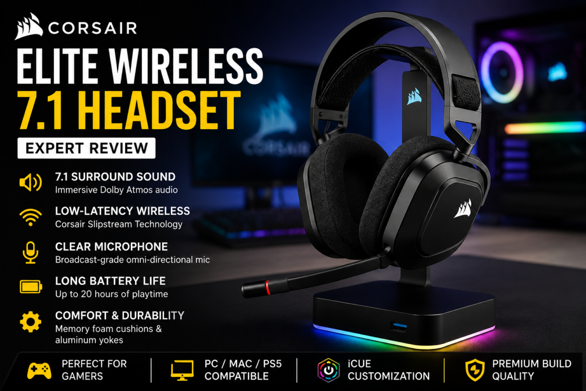 Corsair Elite Wireless 7.1 Headset