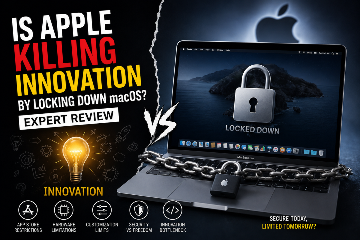 Is Apple killing innovation by locking down macOS with security restrictions and limited customization