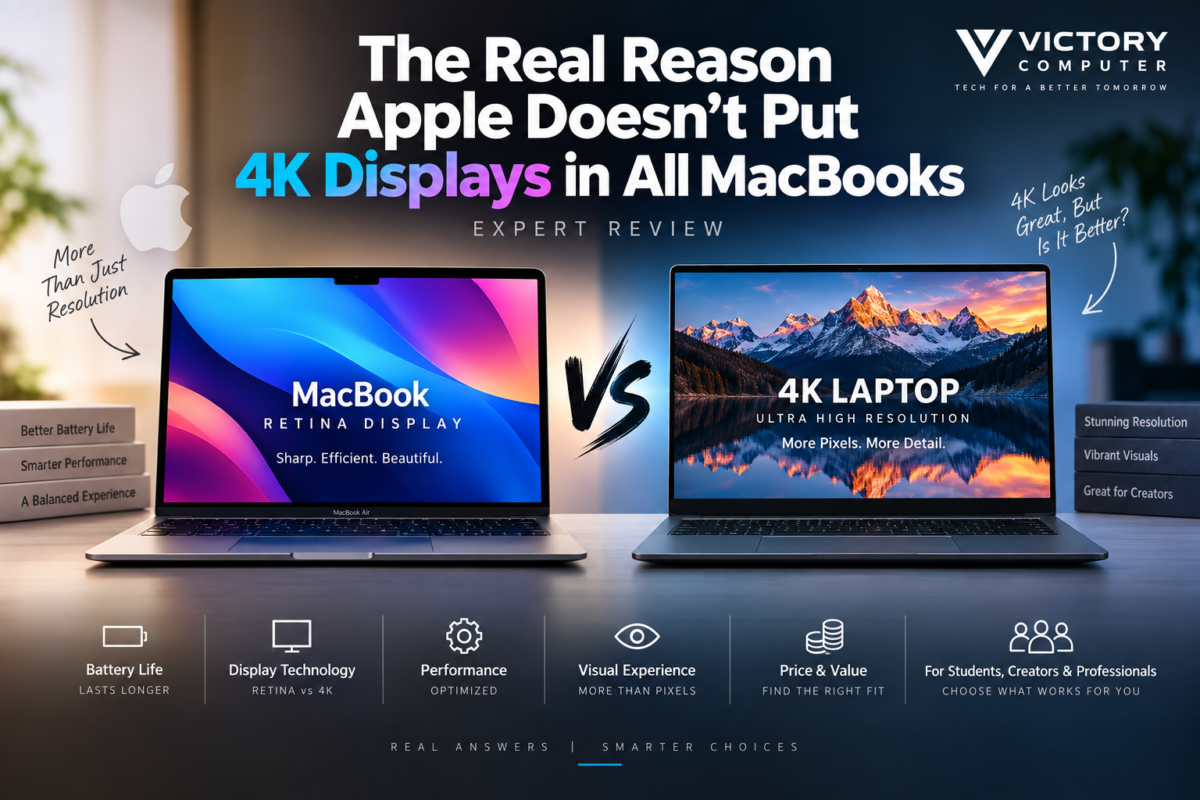 The Real Reason Apple Doesn’t Put 4K Displays in All MacBooks – Retina vs 4K Laptop Comparison