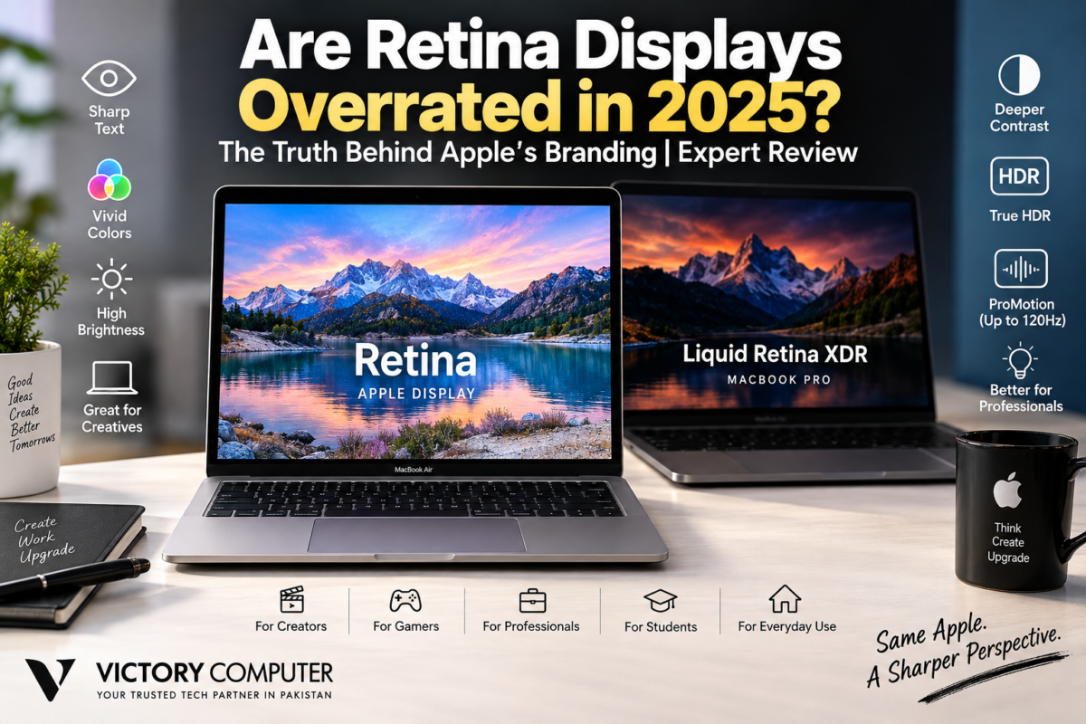 Retina displays overrated in 2025 Apple MacBook display comparison