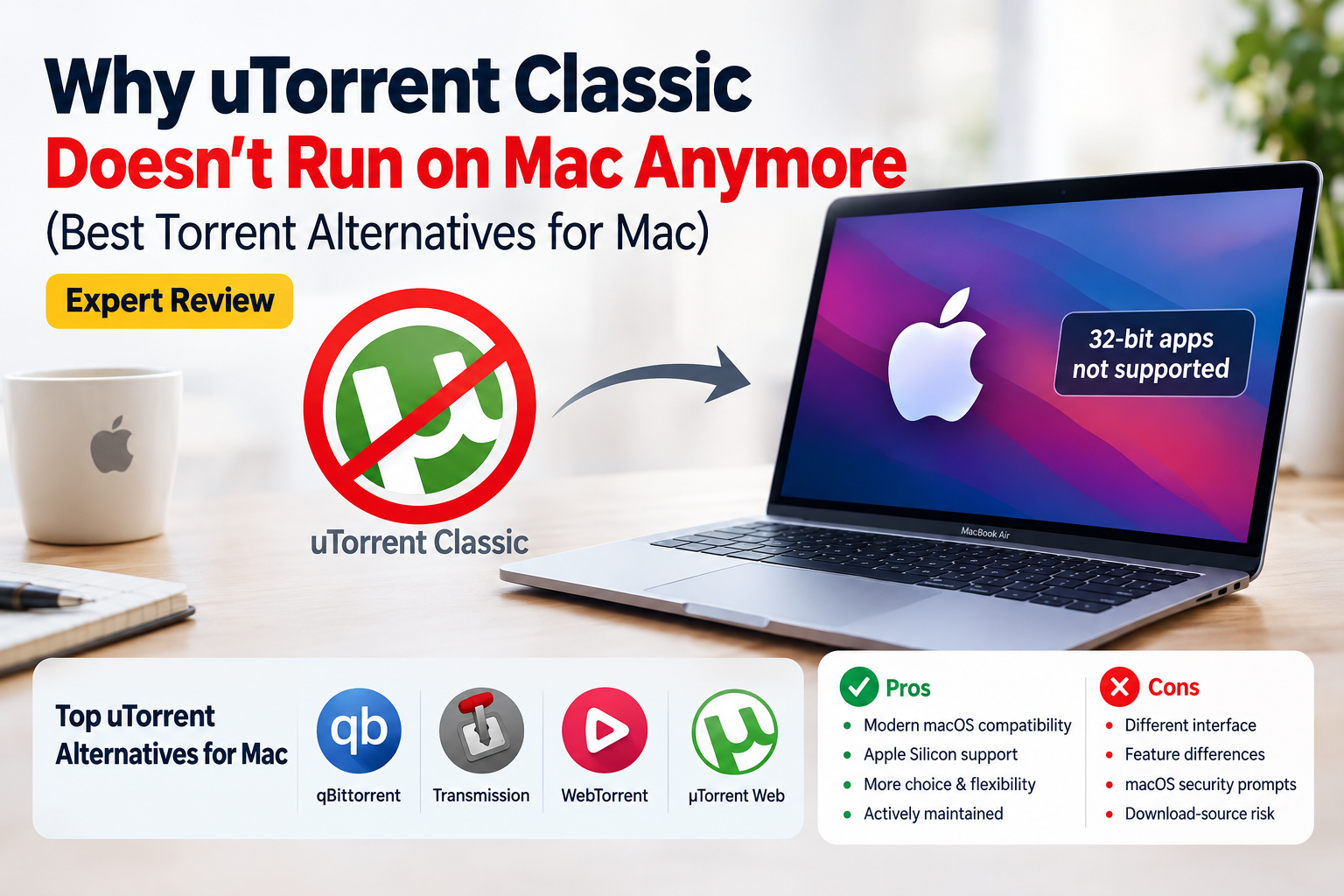 uTorrent Classic Mac alternatives for modern macOS
