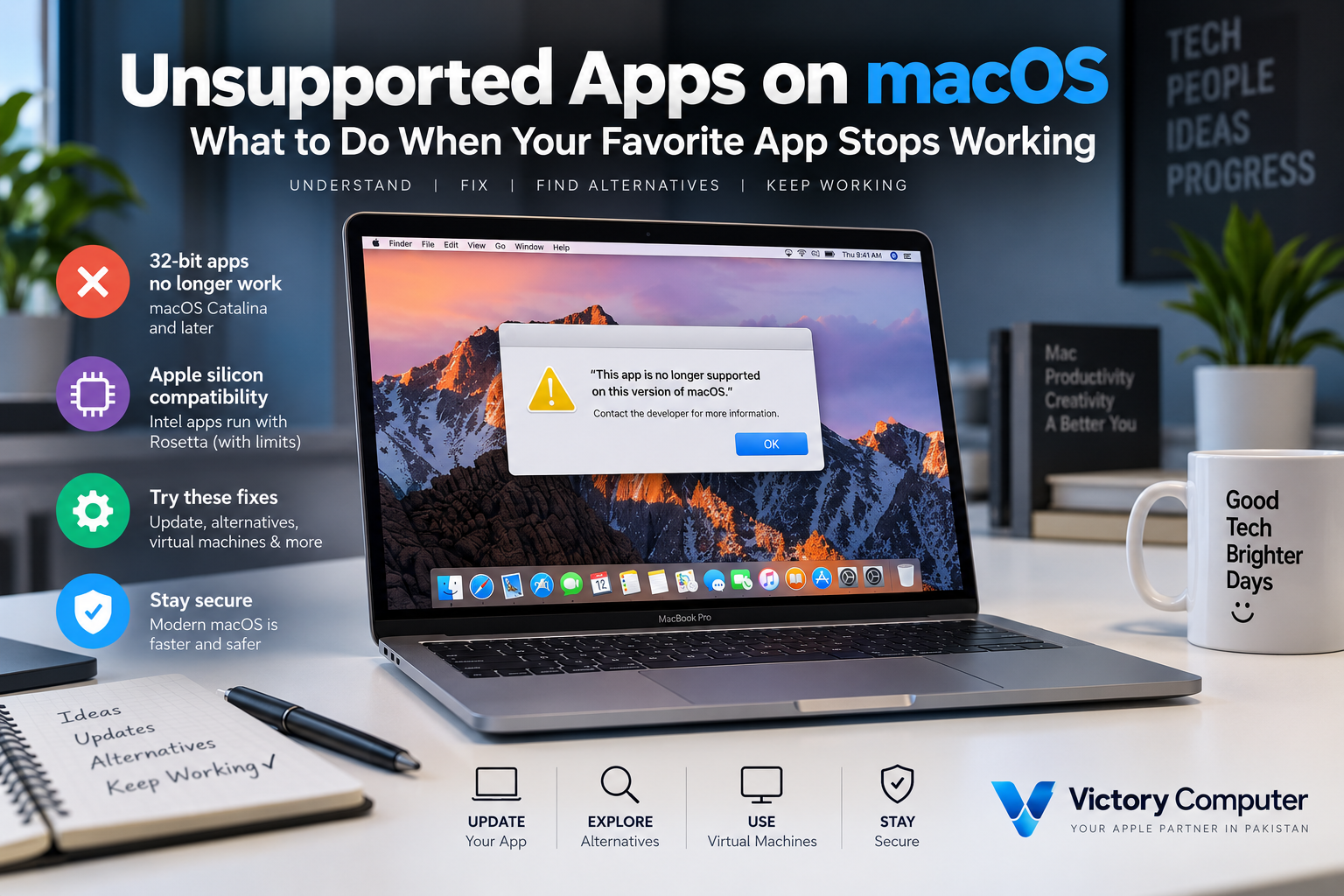 Unsupported Apps on macOS troubleshooting and compatibility fixes