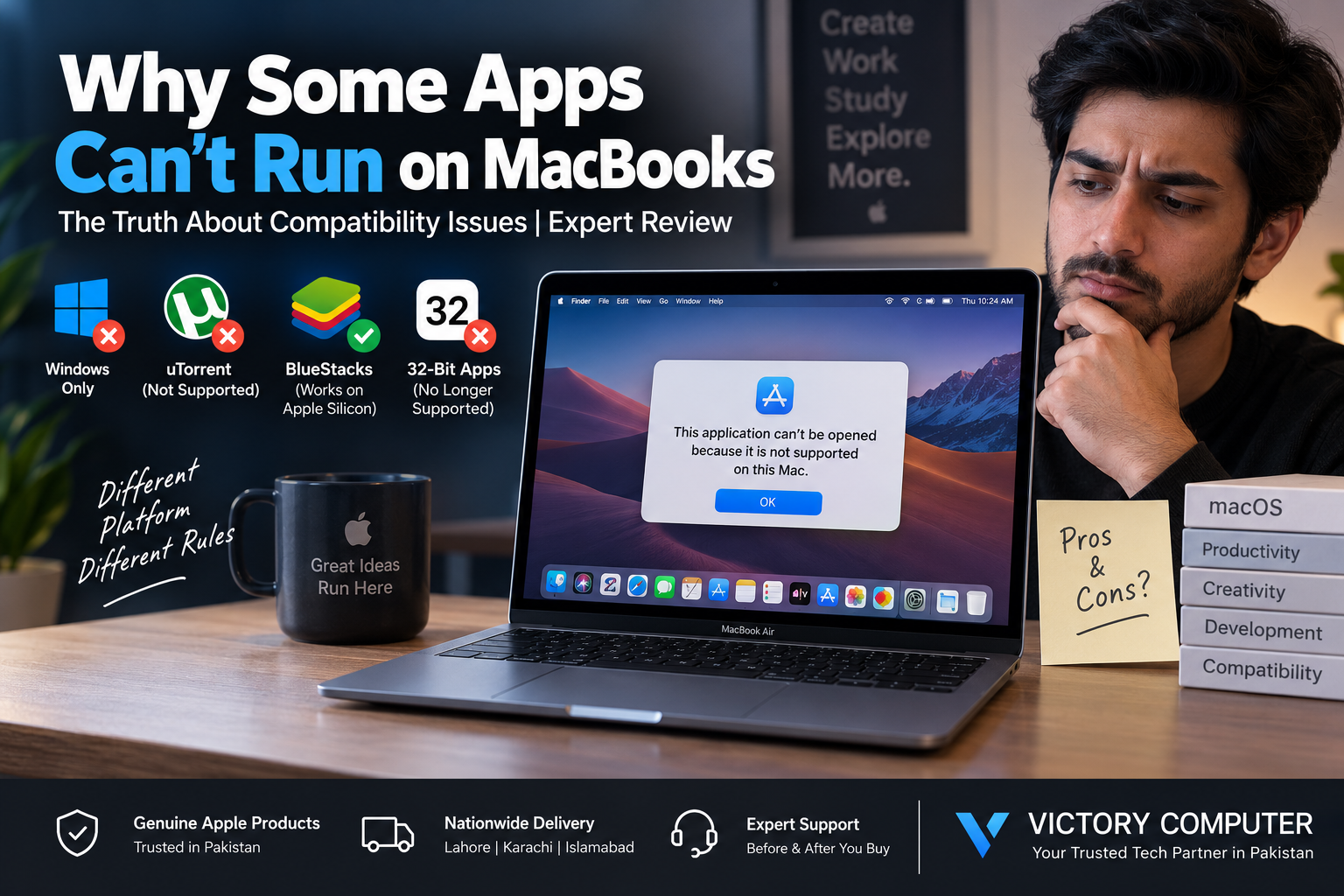 Why Some Apps Can’t Run on MacBooks – macOS Compatibility Issues