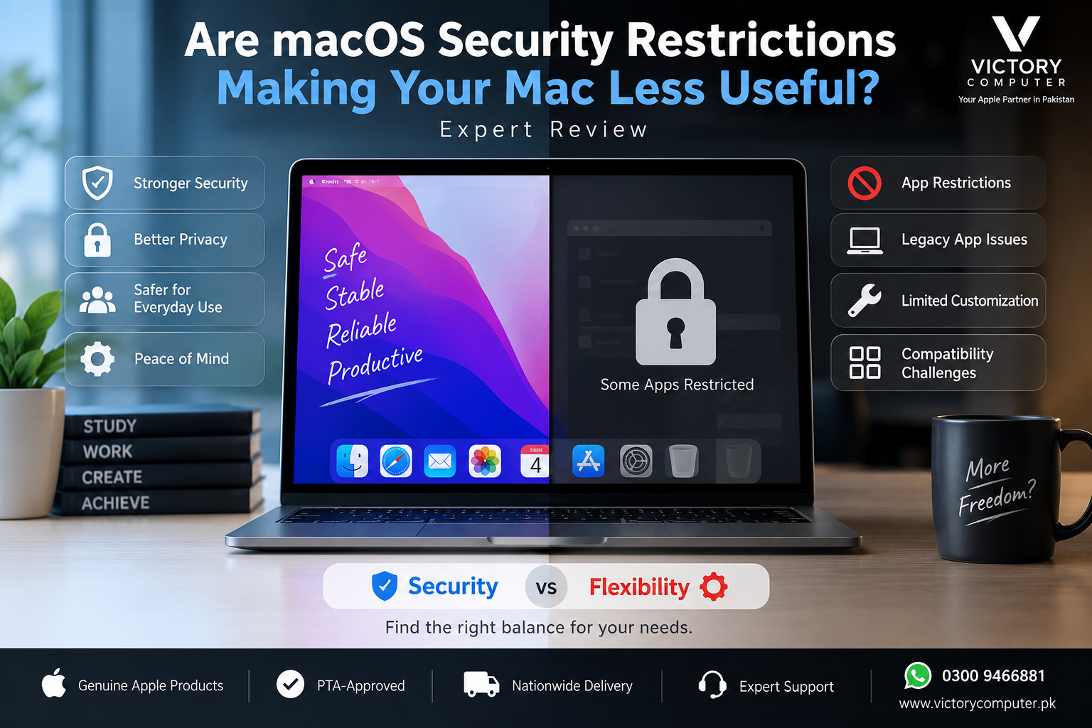 macOS security restrictions making Mac less useful security vs flexibility