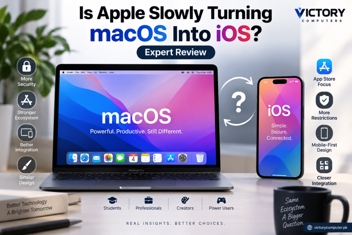 Is Apple Slowly Turning macOS Into iOS expert review comparing macOS and iOS