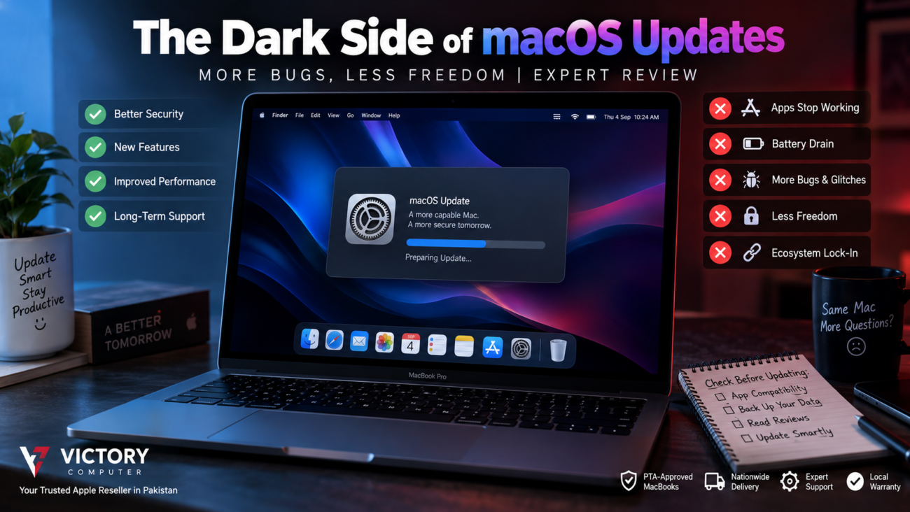 The Dark Side of macOS Updates – more bugs, less freedom and app compatibility issues