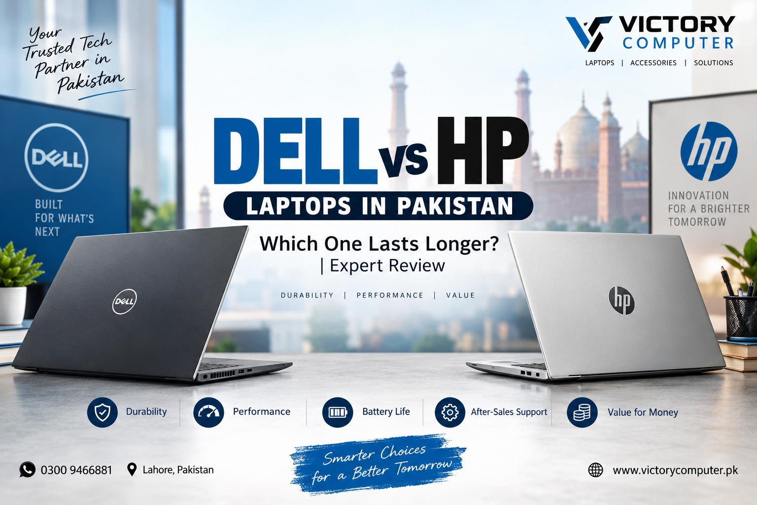 Dell vs HP laptops in Pakistan durability performance and value comparison
