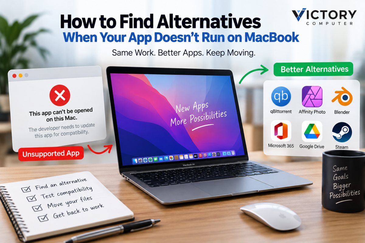 App alternatives for MacBook when unsupported software no longer runs