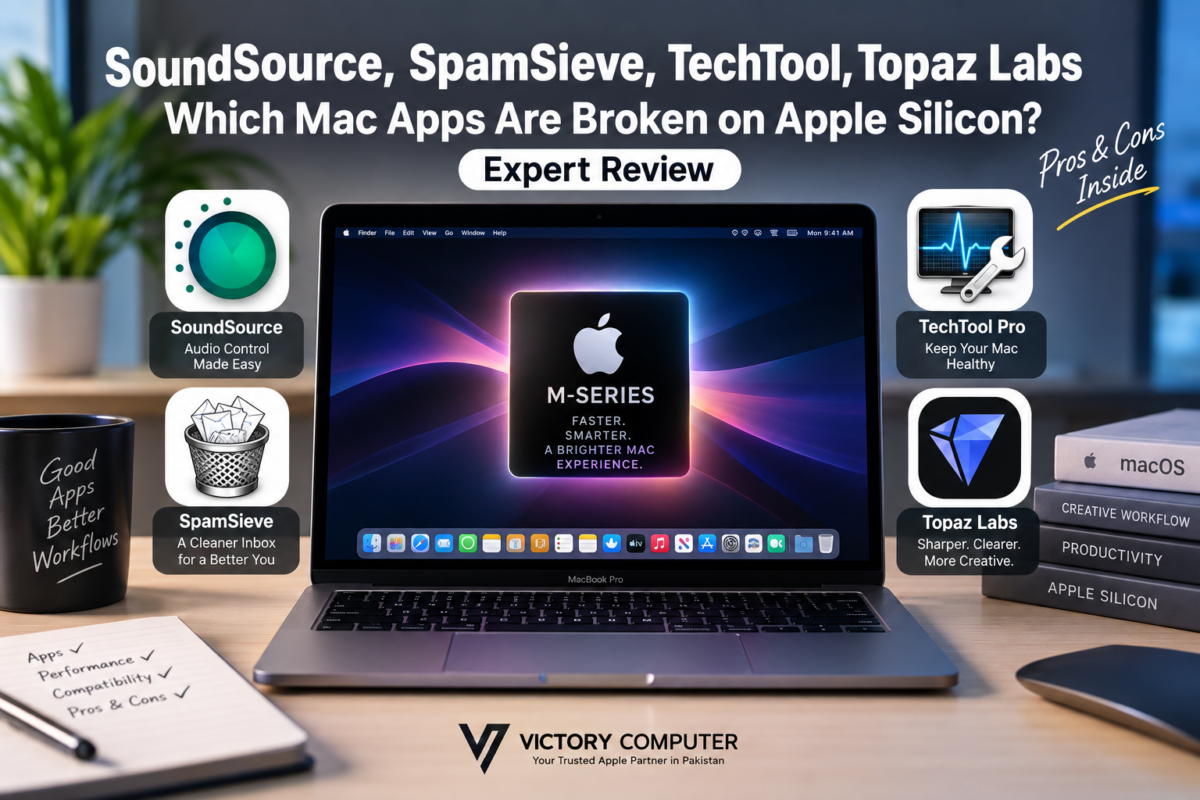 SoundSource, SpamSieve, TechTool Pro and Topaz Labs compatibility on Apple Silicon Mac
