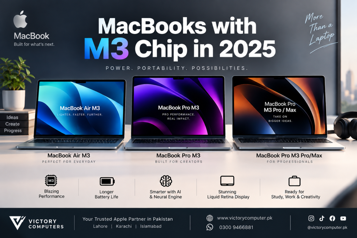 MacBooks with M3 Chip in 2025 featuring MacBook Air M3, MacBook Pro M3, and M3 Pro Max models