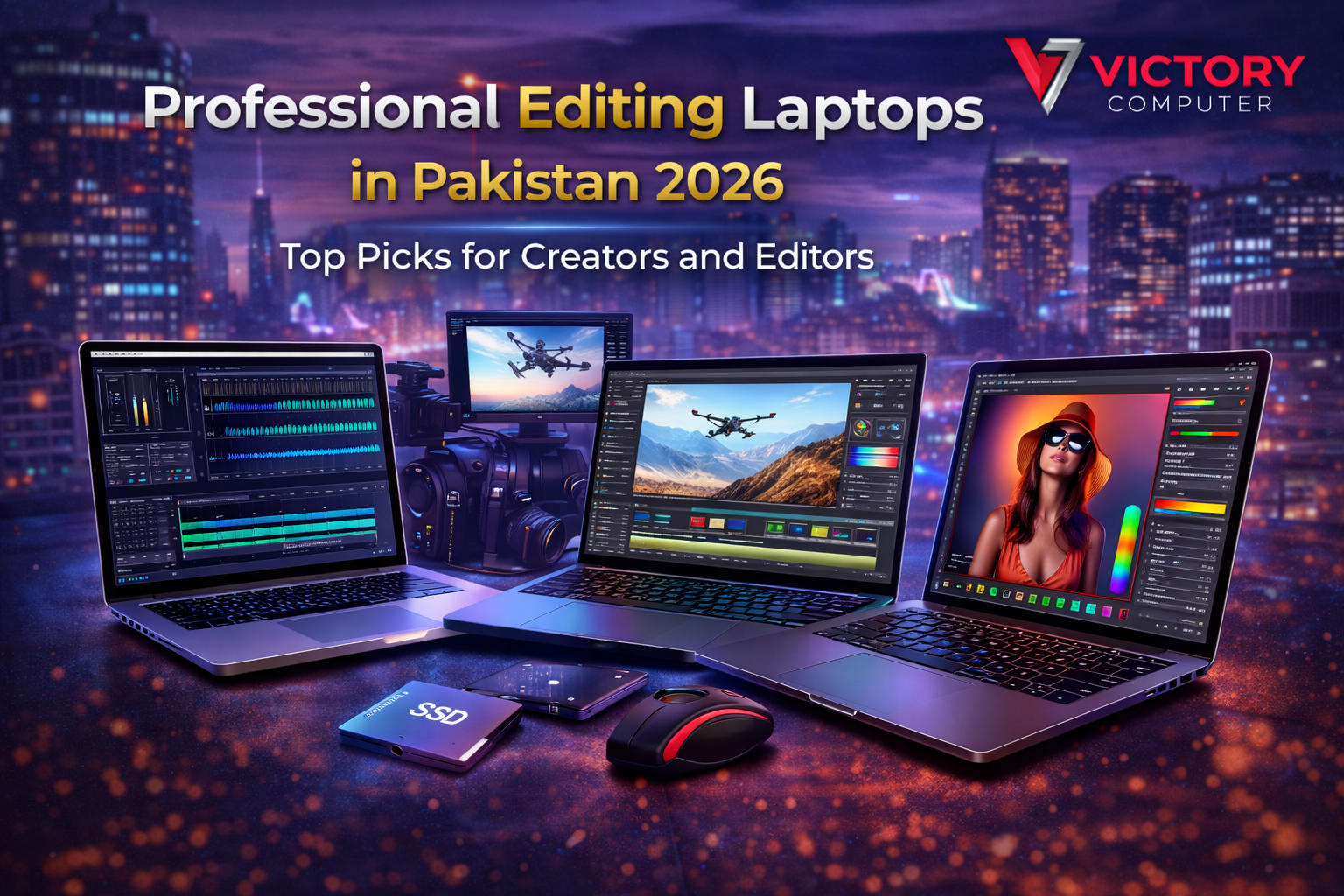 professional editing laptops