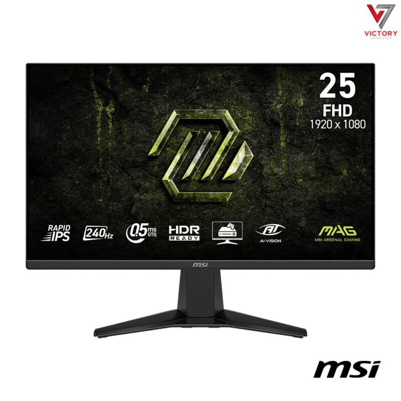 MSI MAG 255F X24 24.5″ Rapid IPS 240Hz Gaming Monitor