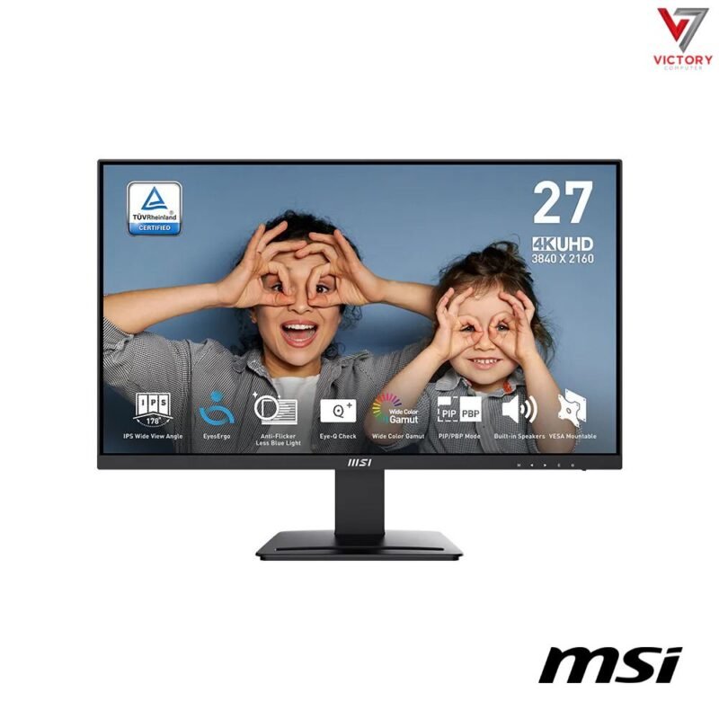 MSI PRO MP273U 27” 4K UHD IPS Business Monitor