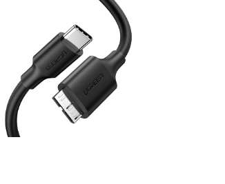 UGREEN 20103 USB-C to Micro B Cable 1m Black