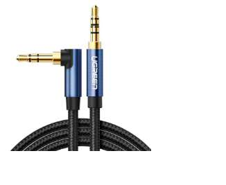 UGREEN 60181 3.5mm Male to Male AUX Audio Cable 2M Blue Black