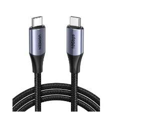 UGREEN 80150 USB-C 3.1 GEN2 Male To Male 5A Data Cable 1M
