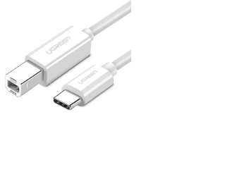 UGREEN USB-C to USB 2.0 Printer Cable 1.5m White