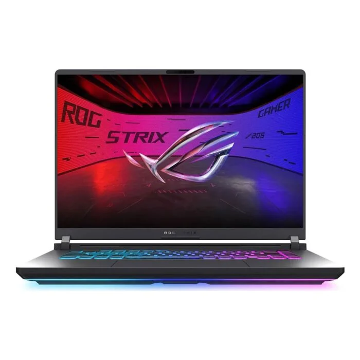 ASUS-ROG-STRIX-G16-G615JMR-AS74.webp ASUS ROG STRIX G16 G615JMR-AS74 14th Gen Core i7-14650HX 16GB 1TB SSD NVIDIA GeForce RTX 5060 16″ 1200p IPS 165Hz RGB Backlit Keyboard TPM Windows 11 - Image 1