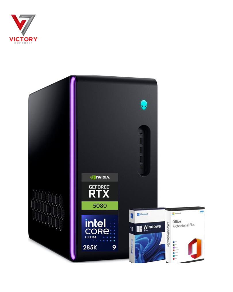 DellAlienwareDesktop.VictoryComputer.pk_.png Dell Alienware Aurora R16 2025 Gaming Desktop PC - NVIDIA RTX 5080 16GB GDDR7 - Intel Core Ultra 9 Processor 285K - RGB Lights - Win 11 Pro, Office Pro(64 GB DDR5 | 4 TB SSD) - Image 1