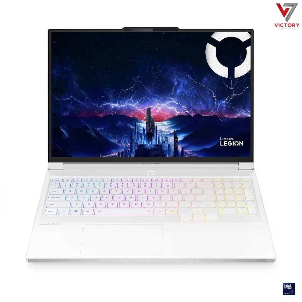 Lenovo-Legion-7-16IAX10-Gaming-Laptop-Intel-Core-Ultra-7-255HX.jpg Lenovo Legion 7 16IAX10 Gaming Laptop, Intel Core Ultra 7 255HX, 16GB DDR5-5600 Ram, 1TB SSD, NVIDIA GeForce RTX 5060 8GB Graphics, 16" WQXGA (2560x1600) OLED 165Hz Display, RGB English Keyboard, Windows11 Home, Glacier White - Image 1