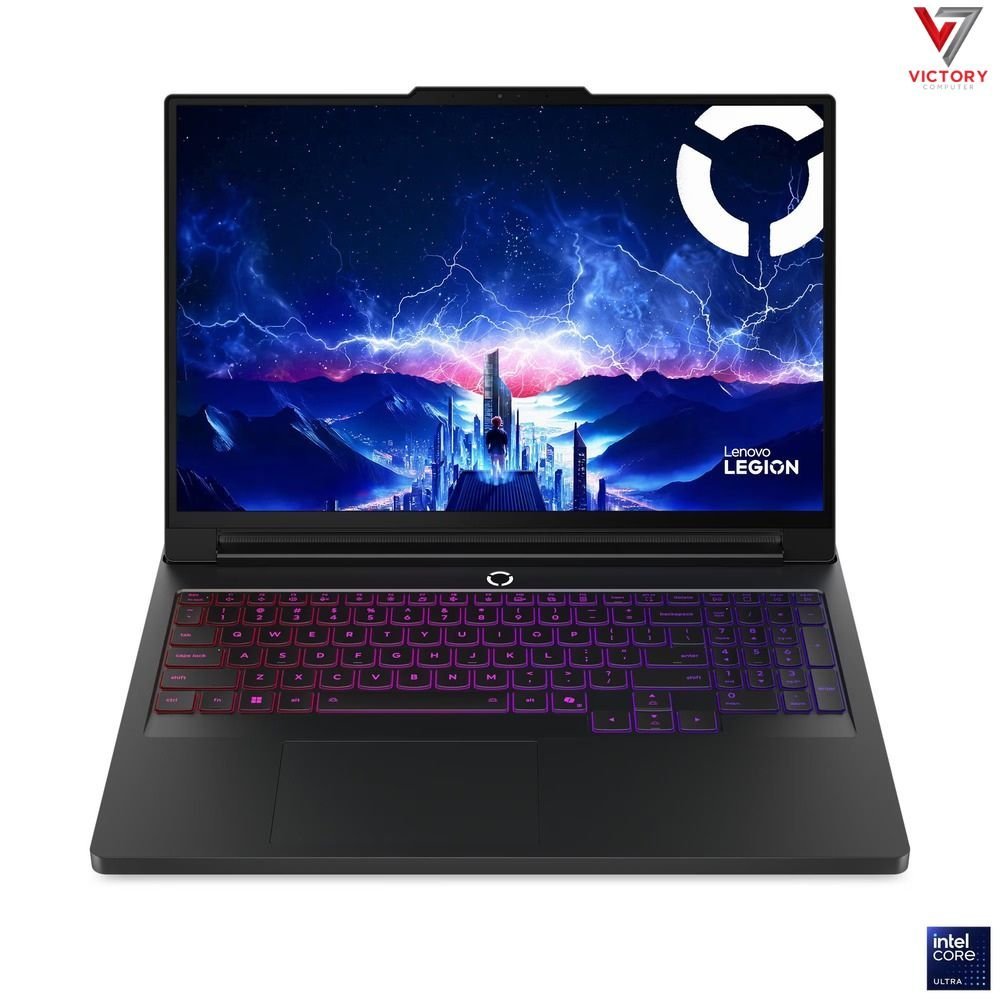 Lenovo-Legion-Pro-7-16IAX10H-Gaming-Laptop-Intel-Core-Ultra-9-275HX.jpg Lenovo Legion Pro 7 16IAX10H Gaming Laptop, Intel Core Ultra 9 275HX, 32GB DDR5-6400 RAM, 1TB SSD, NVIDIA GeForce RTX 5080 16GB Graphics, 16" WQXGA (2560x1600) OLED 240Hz, Per-key RGB English Keyboard, Windows11 Pro, Eclipse Black - Image 1