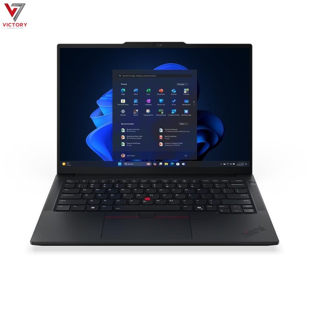 Lenovo-ThinkPad-E14-Intel-Core-Ultra-5-225U.jpg Lenovo ThinkPad E14 Intel Core Ultra 5 225U, 8GB RAM, 512GB SSD, Integrated Intel Graphics 14" WUXGA Display, Backlit Keyboard, Fingerprint Reader, DOS - Image 1