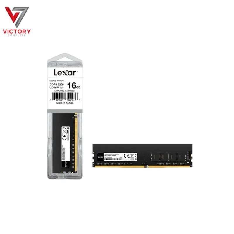 Lexar-DDR4-3200-16GB-RAM.jpg Lexar 16GB DDR5 RAM LAPTOP - Image 1