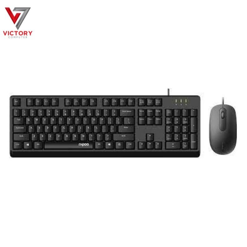 RAPOO-X130-PRO-Keyboard-Combo.jpg RAPOO X130 PRO Wired Optical Mouse Keyboard Combo - Image 1